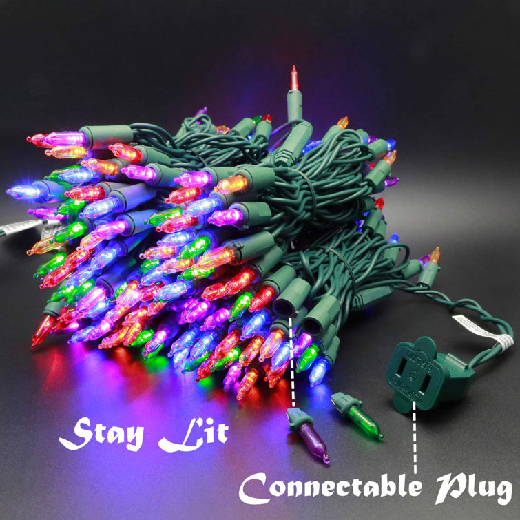 The Holiday Aisle® 100T MultiColour Led Christmas String Lights Indoor